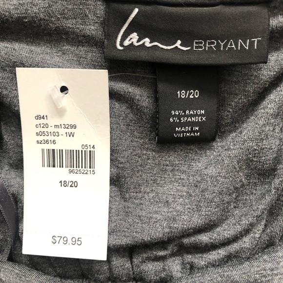 Lane Bryant Strapless Maxi Dress, Sz 18 - Picture 5 of 12